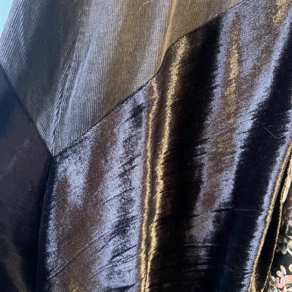 Y2K April seize 1 brown boho long Gypsy layered skirt - Picture 8 of 13